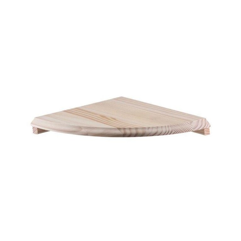 Prateleira Canto Tramontina Em Madeira Pinus 300X300X18 Mm
