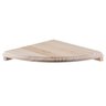 Prateleira Canto Tramontina Em Madeira Pinus 300X300X18 Mm - 1