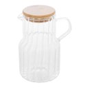 Ver imagem 1 de Jarra de Vidro Borossilicato com Tampa de Bambu 1l Lyor