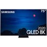 Smart TV QLED 75 Polegadas 8K 75Q950T Sem Bordas Processador com IA Única Conexão Samsung - 1