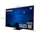 Ver imagem 3 de Smart TV QLED 75 Polegadas 8K 75Q950T Sem Bordas Processador com IA Única Conexão Samsung