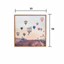 Ver imagem 2 de Quadro Decorativo de Canvas 27 Balões 50 X 50 Cm - Mabruk