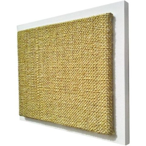 Arranhador de Parede para Gatos (40x50cm) em Mdf 15mm Branco com Sisal