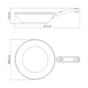 Ver imagem 4 de Wok Tramontina Solar Silicone em Aço Inox com Fundo Triplo 28 Cm 3,3 L Tramontina