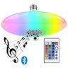 Lâmpada Musical Led Rgb Colorido 48W Bluetooth com Controle - 4