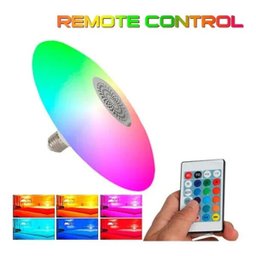 Lâmpada Musical Led Rgb Colorido 48W Bluetooth com Controle - 2 Lâmpada Musical Led Rgb Colorido 48W Bluetooth com Controle - 2