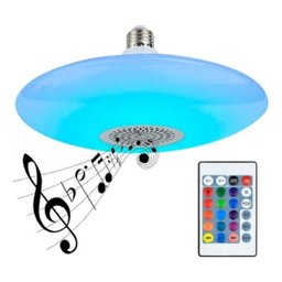 Lâmpada Musical Led Rgb Colorido 48W Bluetooth com Controle - 3 Lâmpada Musical Led Rgb Colorido 48W Bluetooth com Controle - 3