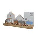 Ver mais imagens de Kit 2 Prateleiras Montessori Cidade – Infantil em Madeira para Livros e Decoração