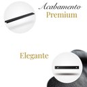 Ver imagem 2 de Kit 20 Puxadores Drop 30cm Alumínio Sobrepor para Móveis e Gavetas Preto