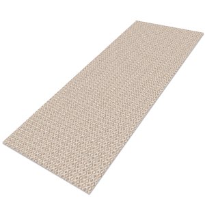 Tapete Passadeira 3,00M x 65cm Grande para Cozinha Nórdico - Marrom Claro