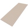 Tapete Passadeira 3,00M x 65cm Grande para Cozinha Nórdico - Marrom Claro - 1