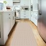 Tapete Passadeira 3,00M x 65cm Grande para Cozinha Nórdico - Marrom Claro - 2