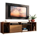 Ver imagem 2 de Rack Madesa Cancun e Painel para TV até 58 Polegadas Rustic/Preto 5Z8N Cor:Rustic/Preto
