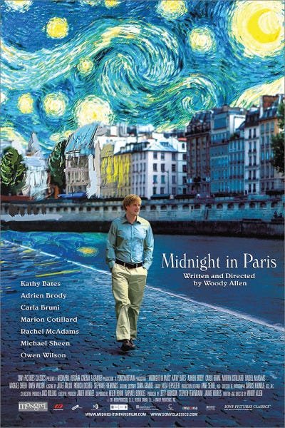 Poster Meia-noite em Paris - Painel MDF laminado 40x60cm - 1