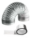 Ver imagem 2 de Duto Flexivel Aluminizado 250mm - 3 Metros + Rolo de Fita