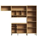 Ver imagem 3 de Armário de Cozinha Modulada com Balcão e Tampo 9 Portas 3 Gavetas Ágata 100% Mdf Vidro Reflecta Amên