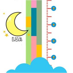 Adesivo Decorativo Infantil Régua Crescimento - Foguete - 3