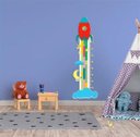 Ver imagem 2 de Adesivo Decorativo Infantil Régua Crescimento - Foguete