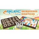 Ver imagem 4 de Jogo Pedagógico Matemático, Números e Sinais em Mdf 90 Peças