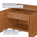 Ver imagem 7 de Buffet Aparador 4 Portas 180cm em MDF para Sala de Jantar Delux