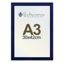 Ver imagem 1 de Moldura Porta Retrato A3 30x42 Azul
