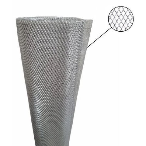 Tela De Alumínio Expandido 50cm X 100cm Para Tuning Ou Ralo