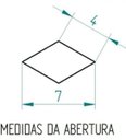 Ver imagem 3 de Tela De Alumínio Expandido 50cm X 100cm Para Tuning Ou Ralo