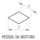 Ver imagem 3 de Tela De Alumínio Expandido 50cm X 100cm Para Tuning Ou Ralo