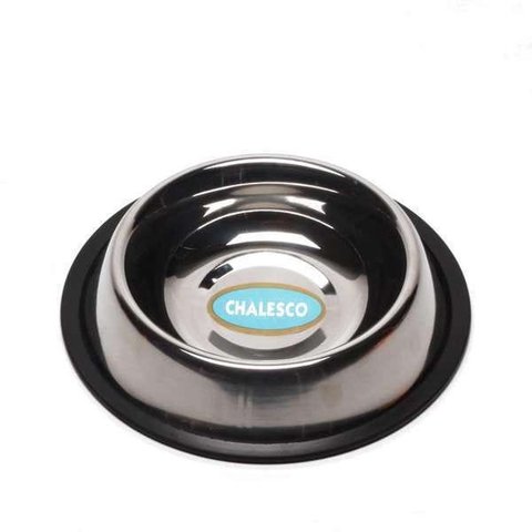 Comedouro Inox Anel Silicone N1 240 Ml