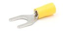 Ver imagem 1 de 150un Terminal Forquilha Garfo Sv5.5-5 Amarelo 4 a 6mm M5