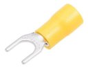 Ver imagem 2 de 150un Terminal Forquilha Garfo Sv5.5-5 Amarelo 4 a 6mm M5