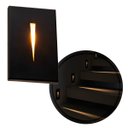 Ver imagem 1 de Balizador de Parede Muro Sobrepor Friso Caixa 4x2 Preto P/ G9 Starlumen St2949