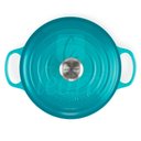 Ver imagem 1 de Caçarola Le Creuset Ferro Fundido Signature 24cm Azul Caribe