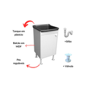 Ver imagem 2 de Gabinete Mdf com Tanque 22 Litros Astra Entregue Montado