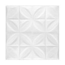 Ver imagem 1 de Kit 15 Painel Adesivo 3D Revestimento Parede Pétalas Branco