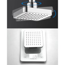 Ducha Chuveiro Articulado Lorben Quadrado para Aquecedor Solar Gás - 4