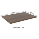 Ver imagem 2 de Tampo para Balcão de 70 X 60 Cm para Cozinhas Lux, Glamy e Stella Rustic Madesa