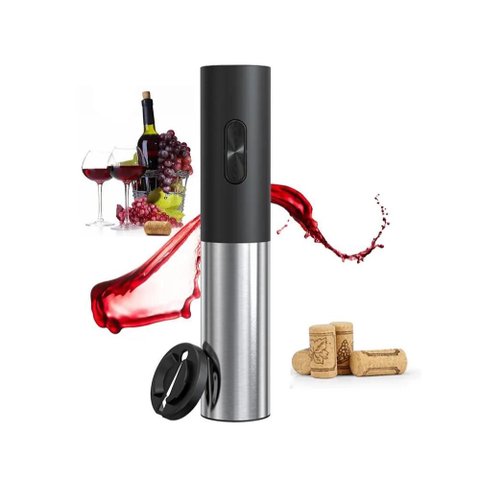 Abridor Elétrico de Garrafa de Vinho Saca Rolhas Automático