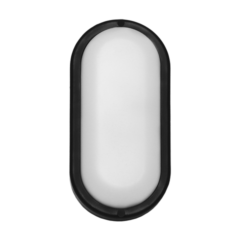 Kit 10 Arandela Tartaruga Led Taschibra Phare Slim 12w Ip65 3000k Bivolt Preto