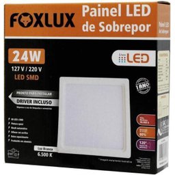 Painel Led De Sobrepor – Luz Branca (6500K) 24W Bivolt Aut - 2