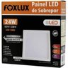 Painel Led De Sobrepor – Luz Branca (6500K) 24W Bivolt Aut - 2