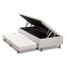 Cama Box Bau Solteiro com Auxiliar Semi Ortopedica Corino 78x188:branco - 7