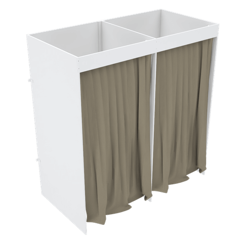 PROVADOR DUPLO 160CM LOJA COM FUNDO 100% MDF M510.B MUNDI MOVEIS