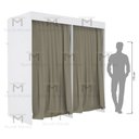 Ver imagem 7 de PROVADOR DUPLO 160CM LOJA COM FUNDO 100% MDF M510.B MUNDI MOVEIS