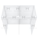 Ver imagem 5 de PROVADOR DUPLO 160CM LOJA COM FUNDO 100% MDF M510.B MUNDI MOVEIS