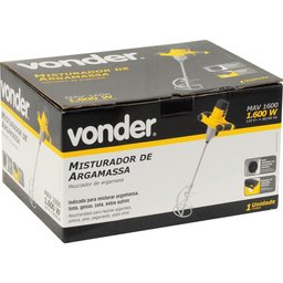 Misturador de Argamassa 1600 Watts 127 Volts Mav1600 Vonder - 6
