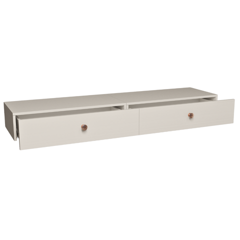 Penteadeira Dupla Suspensa Ggaveta Mdf 140 Multifuncional Br