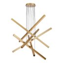 Ver imagem 1 de Pendente 6 Fit Led 48W 3000K 127/220V Ouro New Line