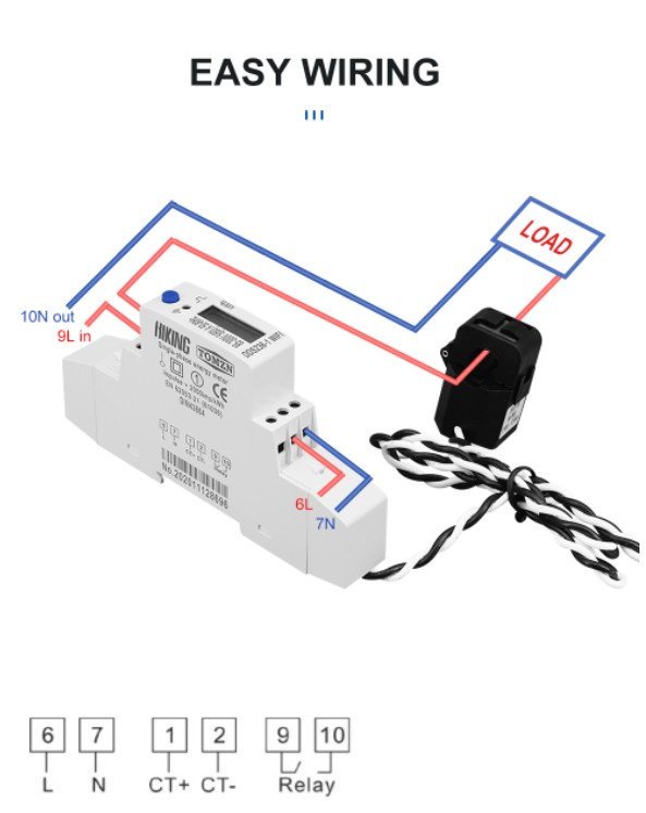 Medidor Consumo Inteligente Wifi 60a Alexa Google 110v 220v - 8