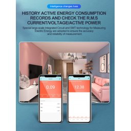 Medidor Consumo Inteligente Wifi 60a Alexa Google 110v 220v - 5